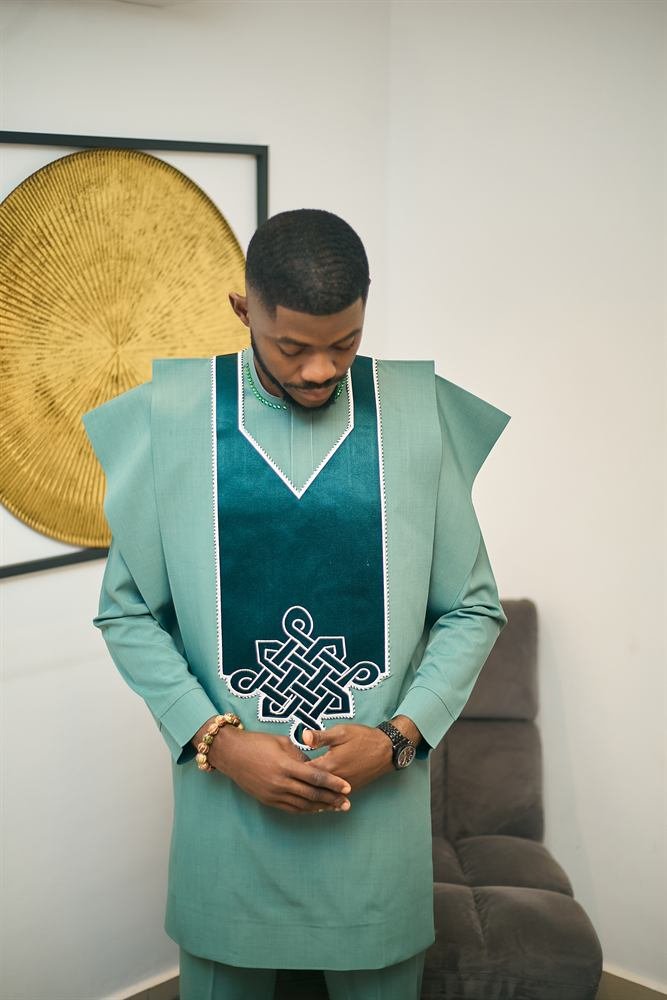 Luxury mini Agbada