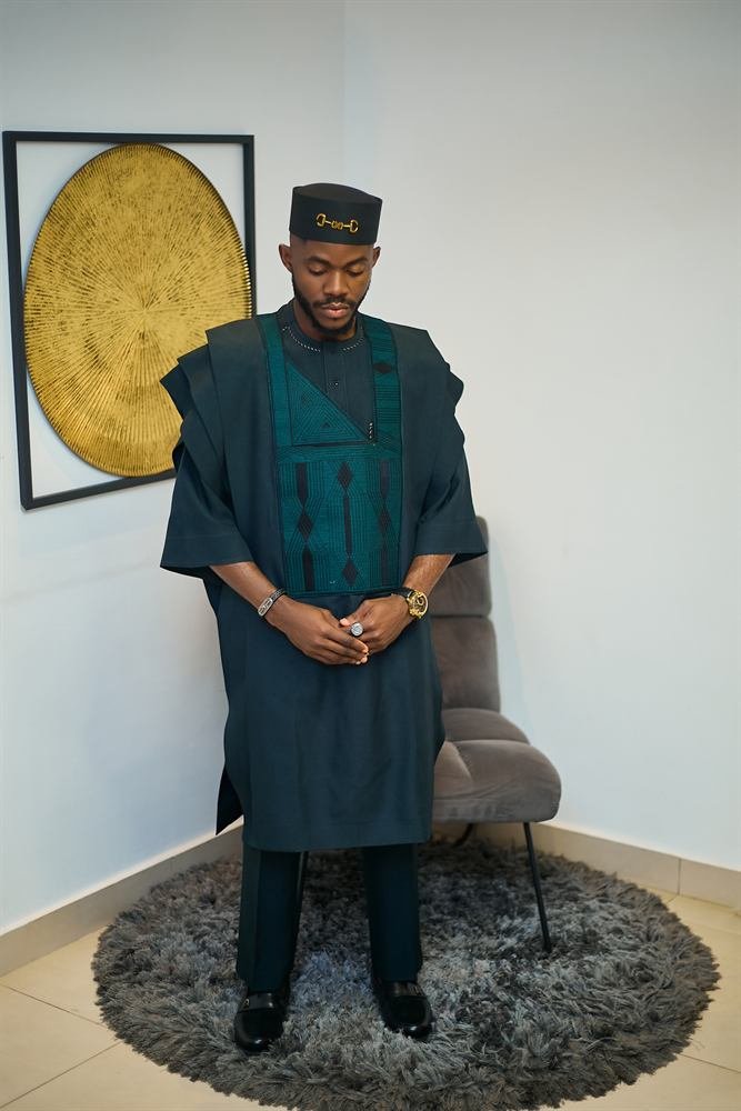 Luxury mini Agbada