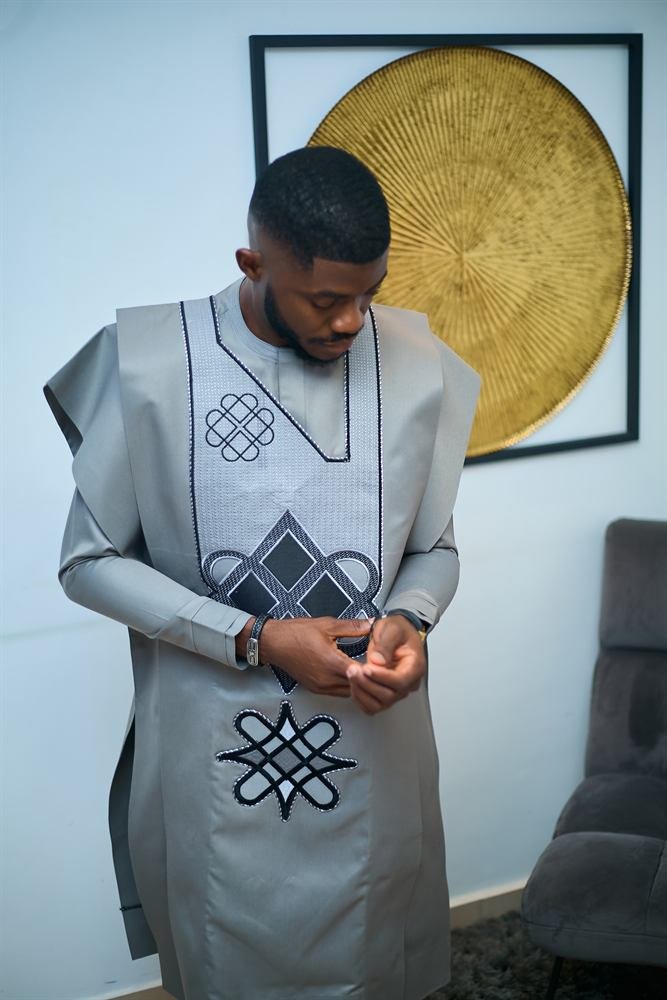 Luxury mini Agbada
