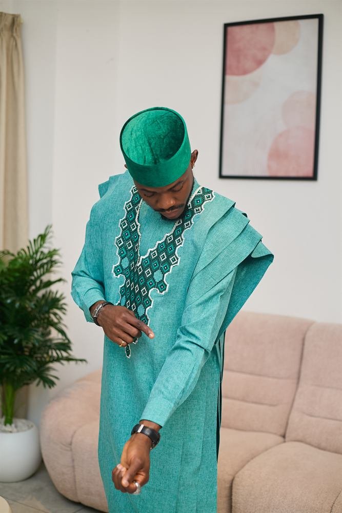 Luxury mini Agbada